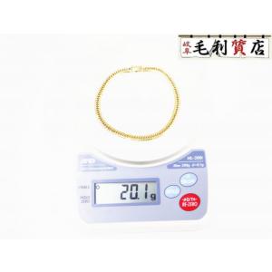 K18 キヘイ 喜平 アンクレット 8面トリプル 20.1ｇ 8メントリプル 18金 イエローゴールド 750 YG 【中古】 ジュエリー