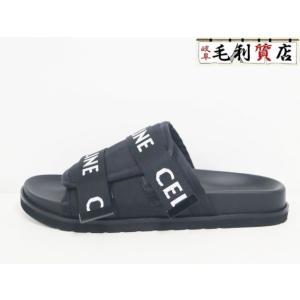 セリーヌ CELINE ピーテオ ストラッピー サンダル サイズ 42 ジャカード サンダル【中古】靴