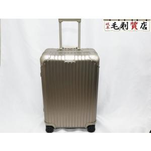 リモワ RIMOWA オリジナル チェックイン M 60L 92563044 チタニウム 4輪 スーツケース バッグ