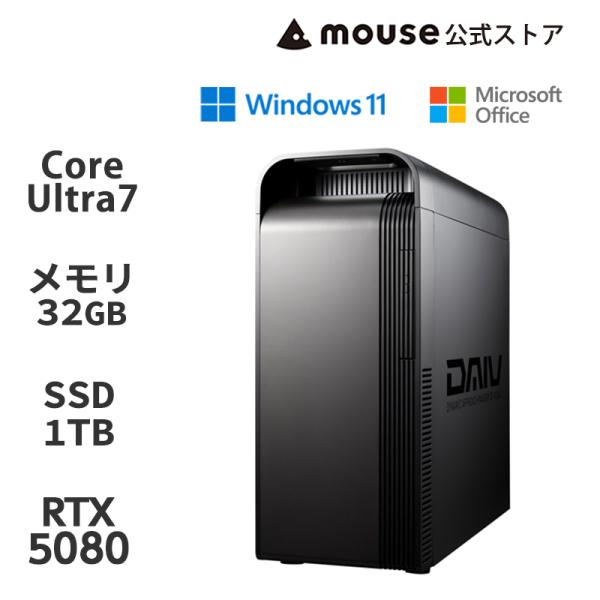 クリエイターPC デスクトップ 新品 MS 365 Personal Office搭載 DAIV F...