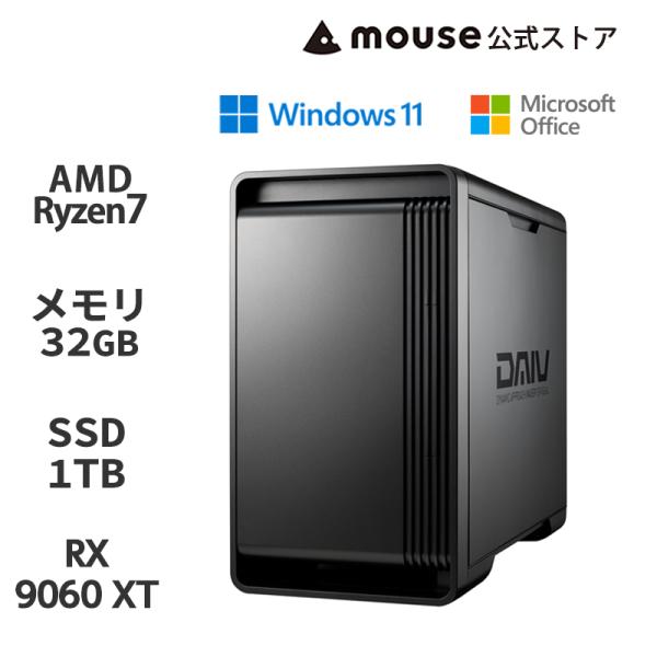 クリエイターPC デスクトップ 新品 MS 365 Personal Office搭載 DAIV K...