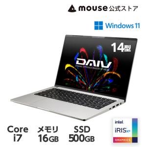 DAIV Z4-I7I01SR-A クリエイターPC 14型 WUXGA液晶 Core i7-1360P 16GB メモリ intel Iris Xe グラフィックス ノートパソコン 新品｜マウスコンピューター 公式ストア