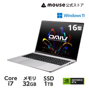 【クーポン】DAIV Z6-I7G60SR-A  クリエイターPC 16型 WQXGA液晶 Core i7-13700H 32GB メモリ 1TB M.2 SSD GeForce RTX 4060 ノートパソコン 新品｜mousecomputer