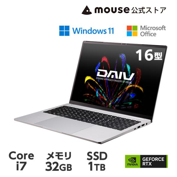 DAIV Z6-I7G60SR-A クリエイターPC 16型 WQXGA液晶 Core i7-137...