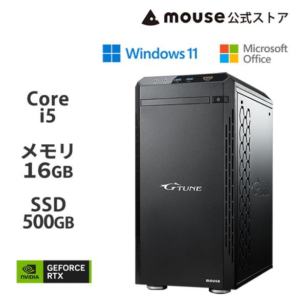 【P3倍】G-Tune DG-I5G60 ゲーミングPC デスクトップ パソコン Core i5-1...