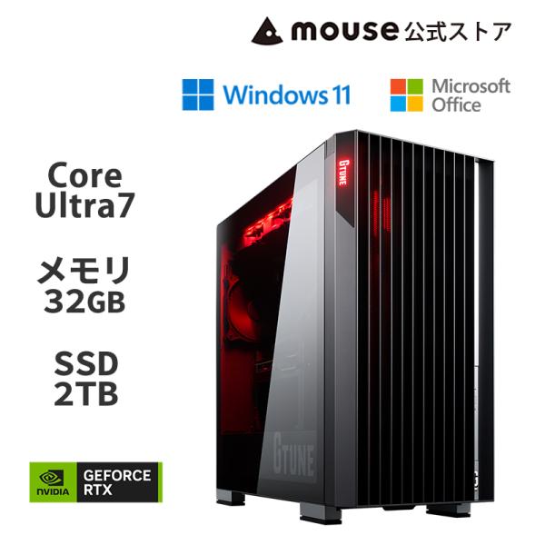 ゲーミングPC デスクトップ 新品 MS 365 Personal Office搭載 G TUNE ...