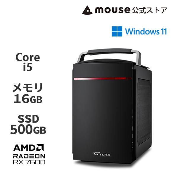 【クーポン】G-Tune PG-I5A60 ゲーミングPC Core i5-14400F 16GB ...