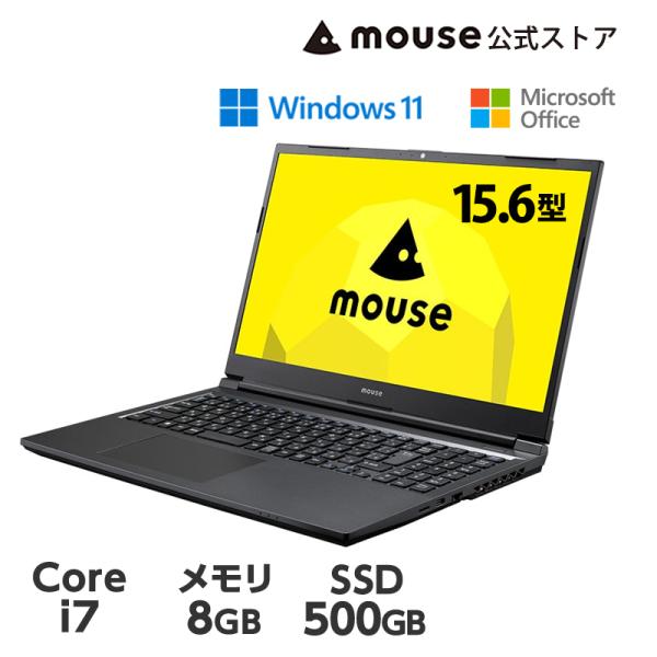 ノートパソコン 新品 mouse A5-I7U01BK-A 15.6型 Core i7-12650H...