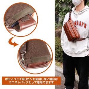 ボディバッグ 斜めがけバッグ メンズ レディー...の詳細画像5