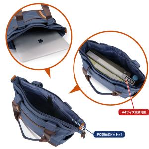 トートバッグ トート メンズ レディース a4...の詳細画像4