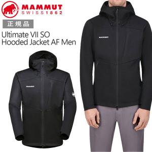 マムート MAMMUT Ultimate VII SO Hooded Jacket AF Men black｜move-select
