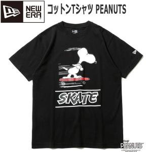 ニューエラ NEW ERA S/S Tシャツ PEANUTS ピーナッツ ブラックの商品画像