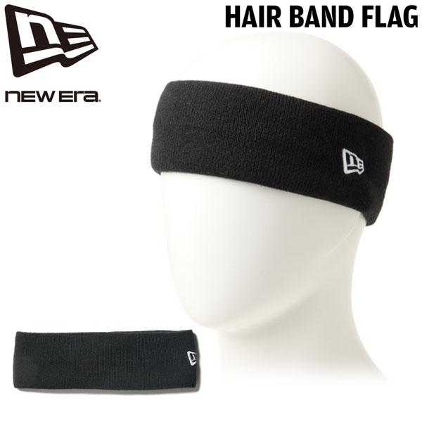 ニューエラ ヘアーバンド NEWERA HAIR BAND FLAG ブラック メール便配送