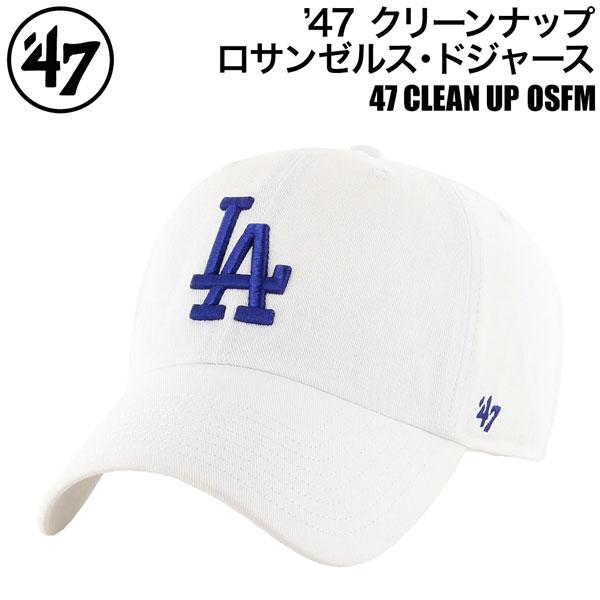 47Brand  キャップ  クリーンナップ ロサンゼルス・ドジャース ホワイト 47 CLEAN ...