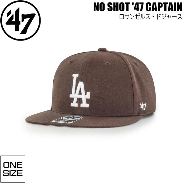 47Brand  キャップ  キャプテン ノーショット ロサンゼルス・ドジャース ブラウン 47 C...