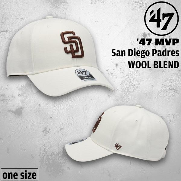47ブランド キャップ 47Brand MVP サンディエゴ・パドレス WOOL BLEND サンド...