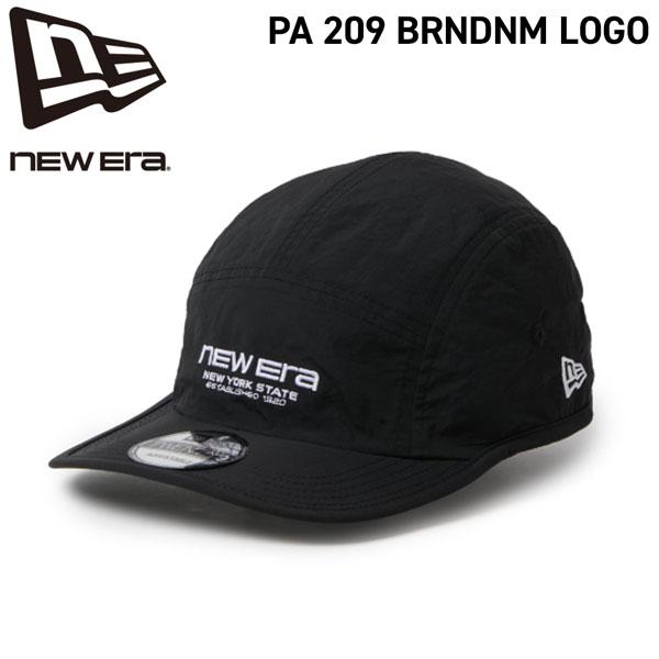 ニューエラ ランニングキャップ NEW ERA PA 209 BRNDNM LOGO ブラック スポ...