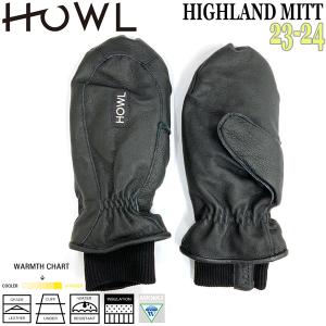 スノーボード グローブ 手袋 23-24 HOWL ハウル HIGHLAND MITT ハイランドミット 23-24-GR-HWL｜move-select