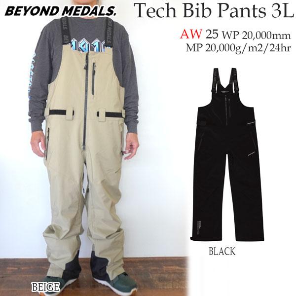 爆買 25-26 ビヨンドメダル テックビブパンツ3L BEYOND MEDALS TECH BIB...