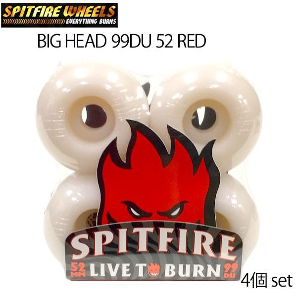 スケートボード ウィール SPITFIRE WHEELS スピットファイア BIG HEAD 99D...