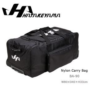 HATAKEYAMA ハタケヤマ ナイロン キャリーバッグ 幅80cm×奥行40cm×高さ33cm -ブラック-｜move-select