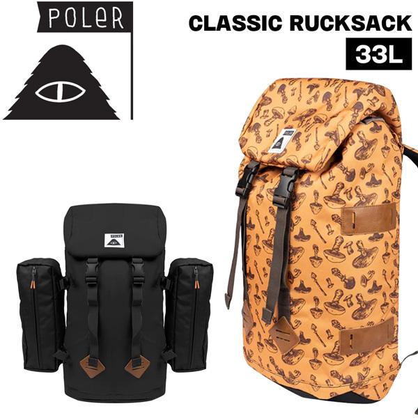 通勤 通学 バッグ 23SS POLER ポーラー CLASSIC RUCKSACK クラッシックラ...