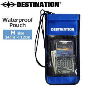 デスティネーション DESTINATION Waterproof Pouch Mサイズ BLUE ウォータープルーフポーチ メール便配送｜move-select