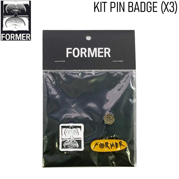 フォーマー ピンバッジ FORMER KIT PIN BADGE (X3) FAX-25211 メー...