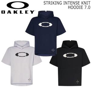 オークリー 半袖 パーカー OAKLEY STRIKING INTENSE 半袖 ニット フーディー 7.0 パーカー ベースボール ウェア 野球｜move-select