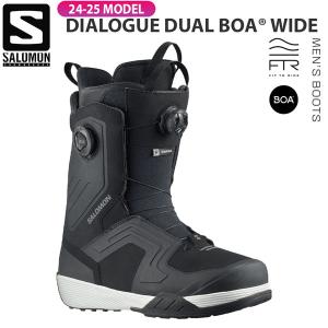 スノーボード 靴 24-25 SALOMON サロモン DIALOGUE DUAL BOA WIDE ダイアログデュアルボアワイド