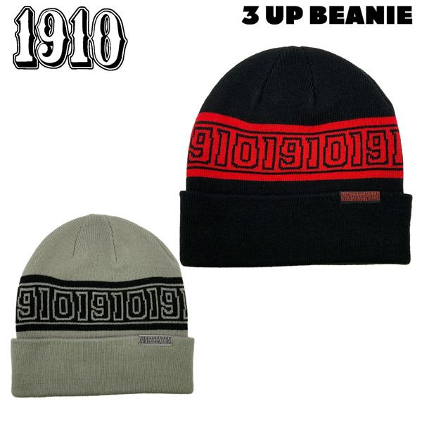 帽子 ニット帽 24FW 1910 ナインティーンテン ３アップビーニー 3 UP BEANIE メ...