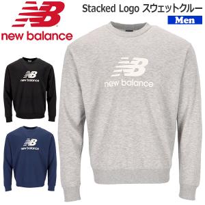 野球 NEWBALANCE ニューバランス ウェア Stacked Logo スウェットクルー MT41500｜move-select
