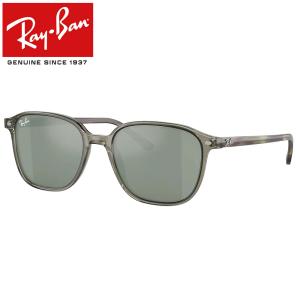 レイバン サングラス レオナルド RayBan LEONARD 66355C(55サイズ) TRANSPARENT GREEN / GREY MIRROR アジアンフィット｜move-select