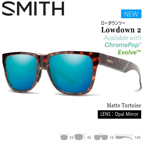 サングラス SMITH スミス LOWDOWN2 ローダウンツー TORTOISE CP-POLAR...