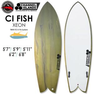 サーフボード サンダーボルト THUNDERBOLT アルメリック CIFISH XEON CARBON GREEN BURUSHED FCS2 TWIN FIN トンビ製の商品画像