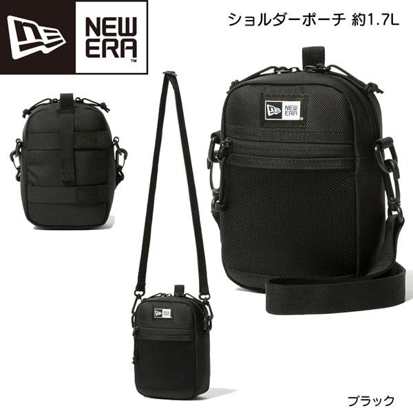 ニューエラ バッグ NEW ERA ショルダーポーチ 約1.7L バッグ ブラック