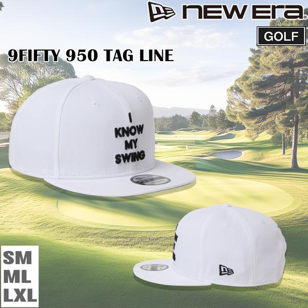 ニューエラ ゴルフ キャップ 9FIFTY NEW ERA GOLF 950 TAG LINE ホワ...
