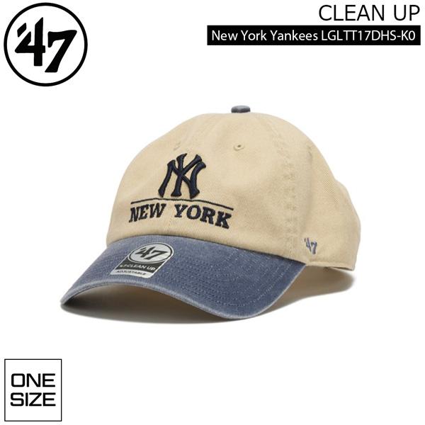 47ブランド キャップ 47Brand CLEAN UP ニューヨーク・ヤンキース LGLTT17D...