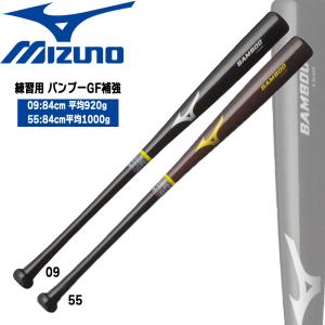 野球 バット硬式 ミズノ MIZUNO 練習用 バンブーGF補強 合竹＋メイプル｜move