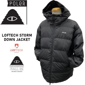 ダウン 軽量 ファッション 22-23 POLER ポーラー LOFTECH STORM DOWN JACKET ロフテックストームダウンジャケット｜move