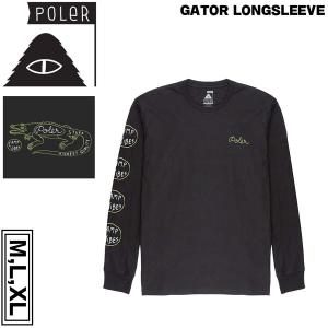 ファッション トレンド 23FW POLER ポーラー GATOR LONGSLEEVE ゲイターロングT｜move