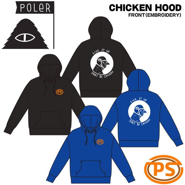 値下げ  ファッション トレンド POLER ポーラー CHICKEN HOOD チキンフード パー...