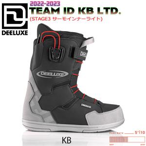 スノーボード ブーツ 靴 22-23 DEELUXE ディーラックス TEAM ID KB LTD チームアイディーケビンリミテッド 22-23-BT-DEE｜move