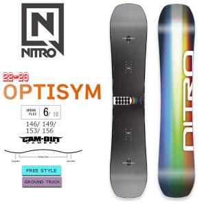 NITRO ナイトロ スノーボード 板 OPTISYM【JAPAN】 22-23 オプティシム