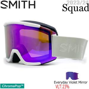 スキー スノーボード ゴーグル 23-24 SMITH スミス SQUAD スカッド WHITE V...