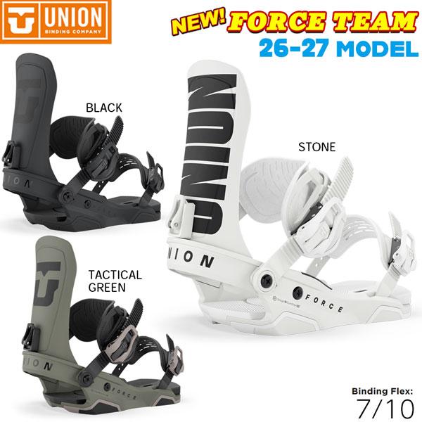 予約 26-27 UNION FORCE TEAM ユニオン フォース チーム スノーボード ビンデ...