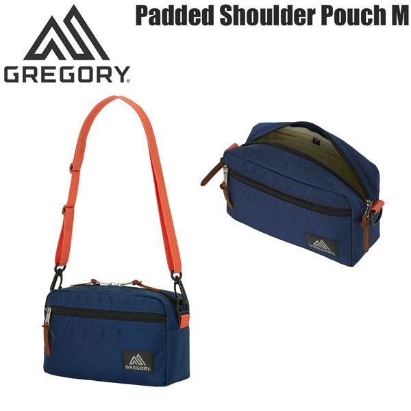 グレゴリー パデッドショルダーポーチM ディープネイビーXピンク GREGORY ポーチ バッグ