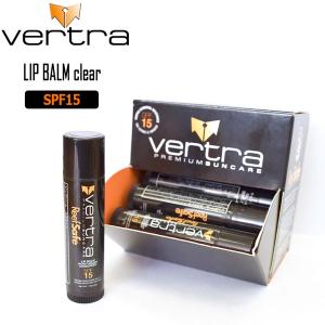 日焼け止め バートラ VERTRA LIP BALM クリア リップバーム SPF15 くちびる用｜move