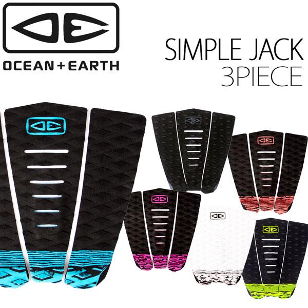 デッキパッド O&amp;E オーシャンドアース SIMPLE JACK シンプルジャック 3 PIECE ...