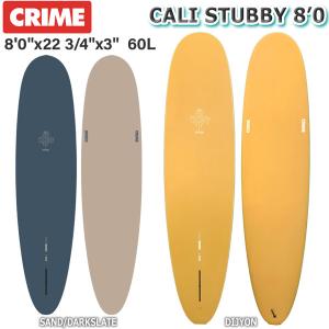 サーフボード ソフトボード 正規品 クライム CRIME CALI STUBBY 8’0 シングルフィン ミッドレングス｜move